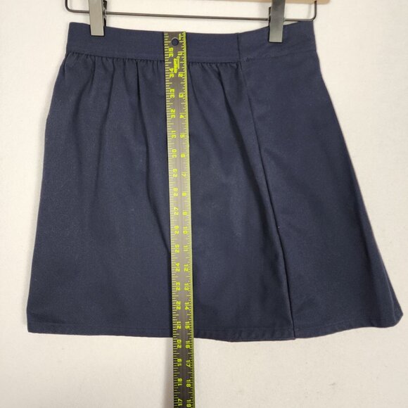 French Toast Brand Girl's Skirt 10 Built-in Shorts Navy School Uniform Skort EUC - Picture 8 of 13